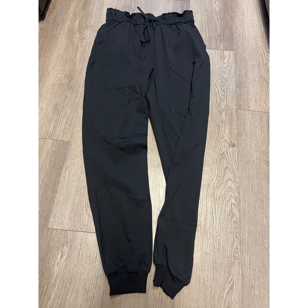 Lululemon Beyond the Studio Jogger Black High Rise Pants W5DODS Size 6